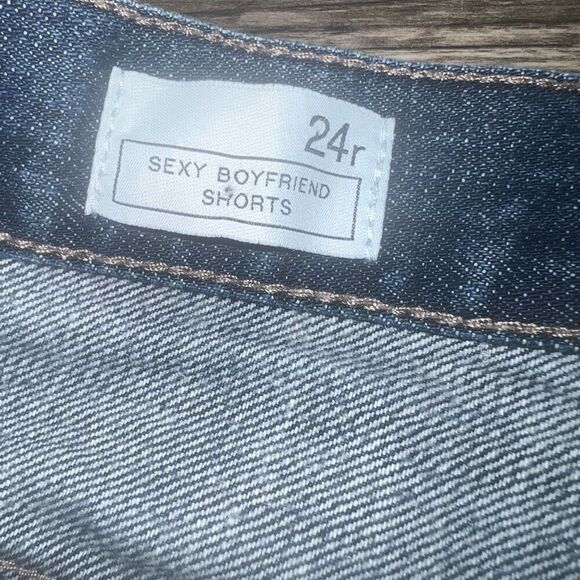 Gap Cuffed Blue Jean Shorts 24R - Picture 4 of 4